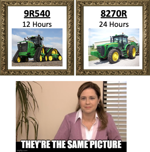 They are the same picture